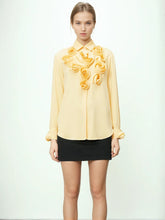 Floral Decoration Top Shirt