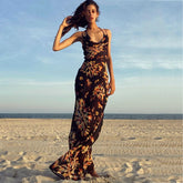 Robe longue Fabienne - Feux d'artifice