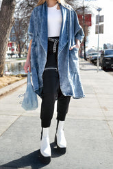 LIGHTWEIGHT DENIM CARDIGAN