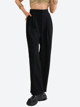 Kostenloser Versand Hohe Taille Schlank Breite Bein Lange Hosen