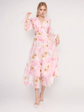 Printing Lower Back Maxi Dresses