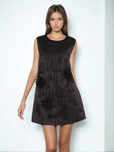 Floral Tassel Niche Design Round Neck Sleeveless Dresss