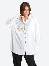 Diamonds Striped Loose Shirts