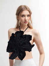 Pearl Flower Bra Tie Up Tank Top Vest