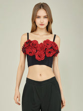 Rose Blossom Sexy Bra Strap Tank Tops