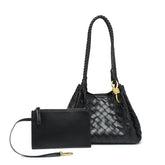 Sac seau tissé en parachute Panier à légumes Sac noué Haute texture