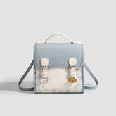 Line Puppy Rucksack Preppy Gedruckt Büro Reiserucksack Jugend Schüler Klasse Tasche