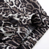 Leopard Print Wide Leg Trousers