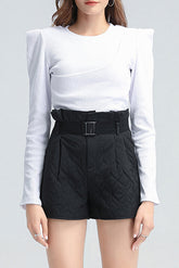 Regular-Fit-Oberteil mit langen Ärmeln