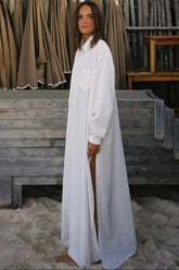 Robe longue à manches longues