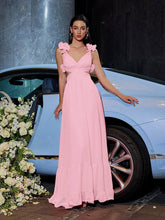 Chiffon Ruffle Prom Tiered Formal Evening Gowns Dresses