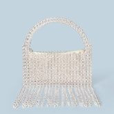Sac à pompon de vacances Sac à perles tissé à la main lourd Sac à bandoulière tendance à une épaule Sensation brillante