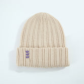 Trendy Simplicity Solid Color Gabel Warme Strickmütze Beanie Mütze