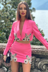 ZWEITEILIGES SET „CRYSTA“ MIT SCHLEIFE