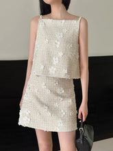 Ashely Floral Casual Mini Skirt Set