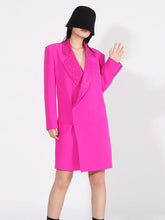 Schlankmachende Blazer mit Patchwork-Diamanten