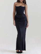 Robe longue moulante dos nu Clarissa