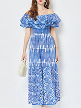 Dakota – Ausgehöhltes Midikleid mit Rüschen