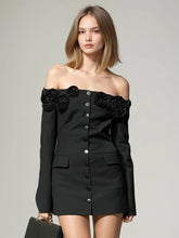 Trägerloses Minikleid mit Blumenmuster