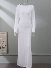 Robe longue dos nu Fiona