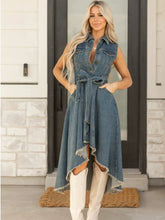 Irregular Denim Dress