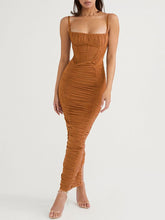 Robe longue dos nu Serena