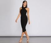Ingrid Lurex X-Front-Kleid