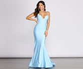 Robe sirène à lacets dans le dos Mikerra