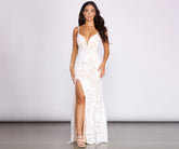 Jacie formelles Paillettenkleid mit Volant