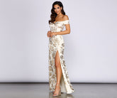 Jaden – Herzausschnitt-Kleid mit Blumenmuster