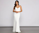 Robe de soirée en crêpe Emma Sweetheart