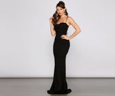 Hazel – Formelles Meerjungfrauenkleid mit Schnürung am Rücken