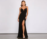 Jianna Formelles Kreppkleid in A-Linie