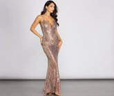 Joan – Formelles, schillerndes Paillettenkleid