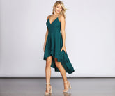 Robe asymétrique à dentelles