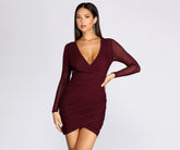 Robe courte froncée Miss Me