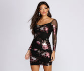 Robe courte fleurie Feelin' Fresh