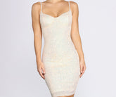 Glow Girl – Midikleid mit Pailletten