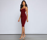 Stylish And Chic Slinky Knit Midi Dress