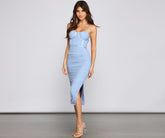 Major Heartbreaker Mesh Midi Dress
