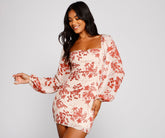 Robe fleurie à smocks Total Sweetheart