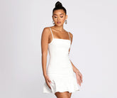 Main Girl – Gerüschtes Minikleid