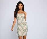 Island Getaway – Minikleid aus Netzstoff