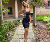 Robe à paillettes à dos ouvert Moment To Shine