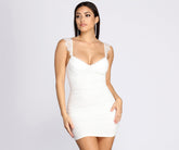 Take It Up A Notch – Gerüschtes Minikleid