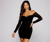 Envoûtez-vous avec cette robe moulante en maille