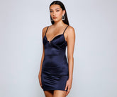 Stun On Them – Minikleid aus Satin