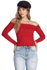 Haut en tricot Up In My Frills