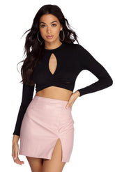 Schlüssel zu meinem Herzen Crop Top