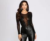 Body fleuri Mesh Me More